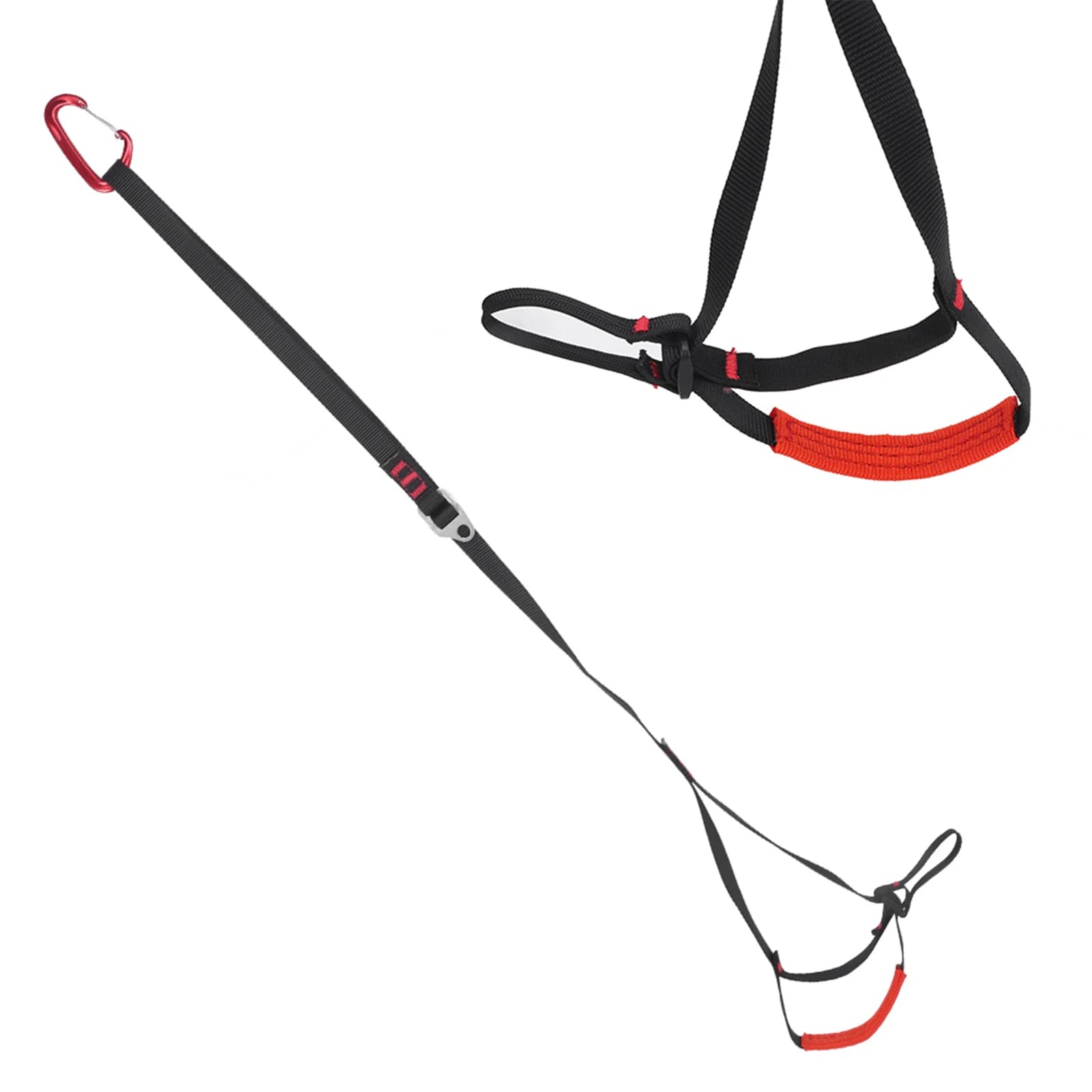Outdoor Sports Adjustable Climbing Ascender Strap Rope Foot Belt Rock Climbing Rappel Climbing Ascender Rising Foot Strap