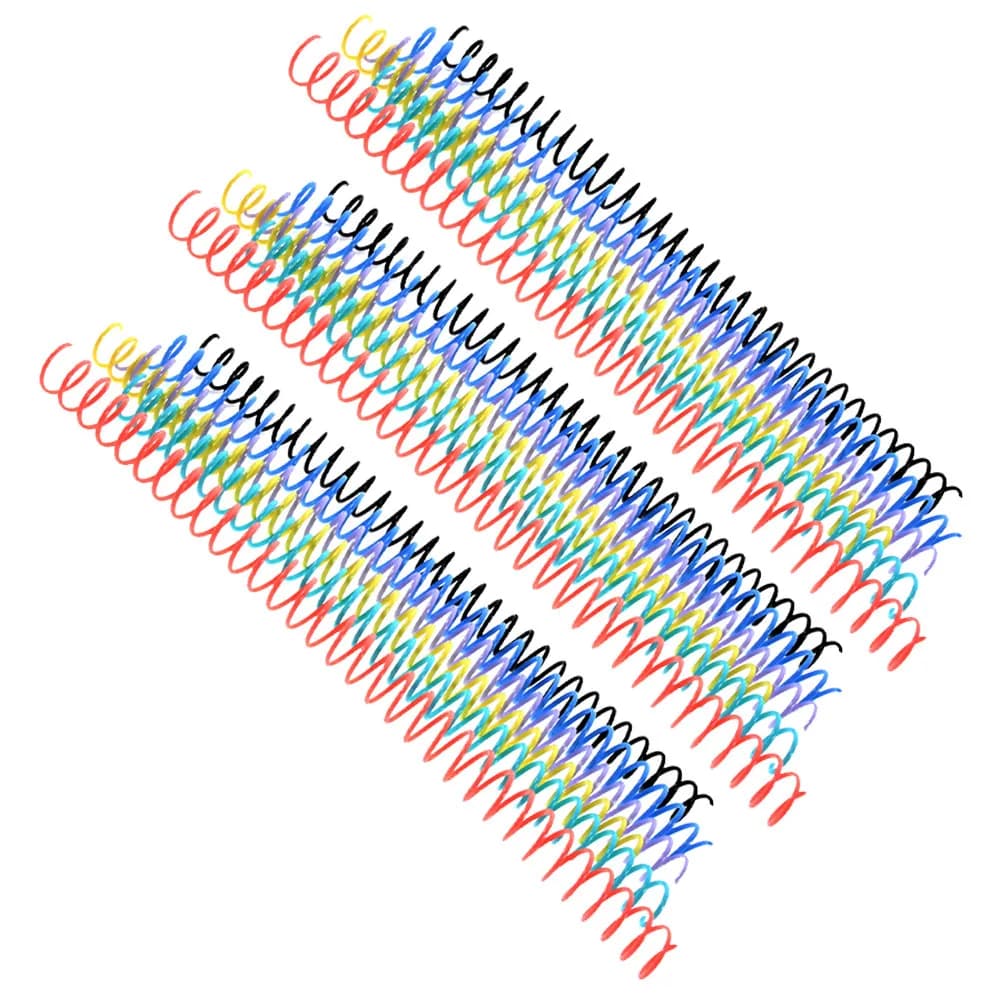 18 Pezzi Anelli Colorati in Plastica Rimovibili per Rilegatura Quaderni, Blocco Note, Agenda, Organizzazione Fai-da-Te, Scuola