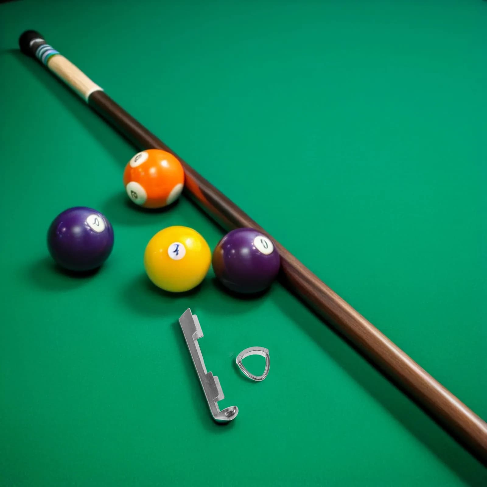 Set di 3 Accessori per Biliardo, Strumento per Modellare e Sostituire le Punte delle Stecche da Pool