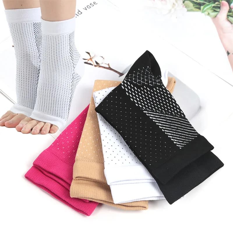 Supporto per Caviglia Unisex, Fascia Compressiva Protettiva per Caviglia, Calza Compressiva per Piede, Supporto Sportivo, Attrezzatura Protettiva