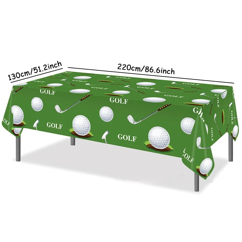 1 Pezzo Tovaglia per Feste a Tema Golf, Decorazione per Feste Sportive, Articoli per Feste Usa e Getta