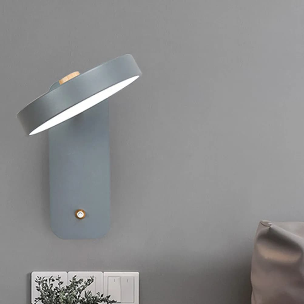 1Pcs LED Wall Lamp Simple Circular Ring Design Home Corridor Hallway Bedroom Decorative Modern Indoor Wall Light