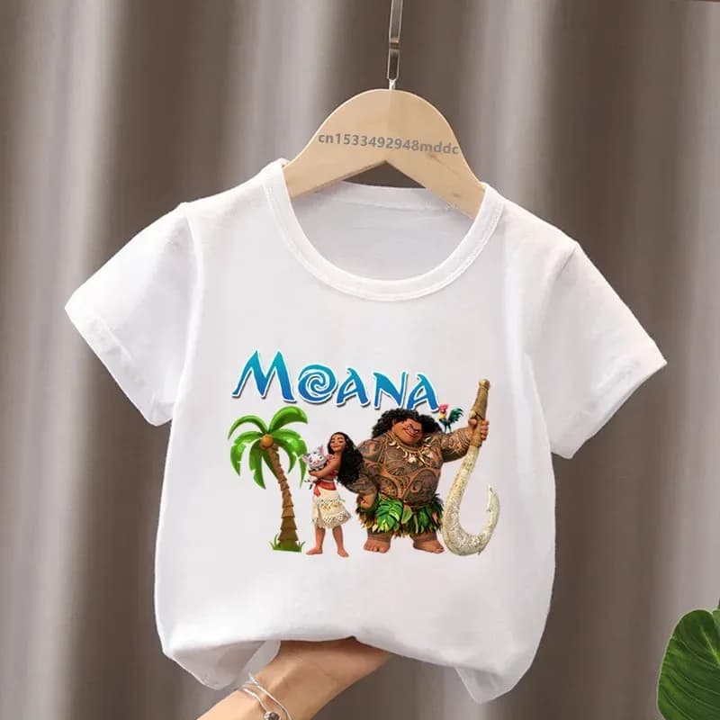 Vendita calda Ocean Romance Princess Stampa T-shirt per bambini carini Vestiti per ragazze Neonati T-shirt a maniche corte Estate Bambini Top x;3,
