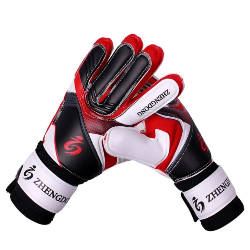 Guanti da portiere professionali Guanti da calcio in lattice spesso impermeabili antiscivolo Bambini Giovani Resistenti all'usura