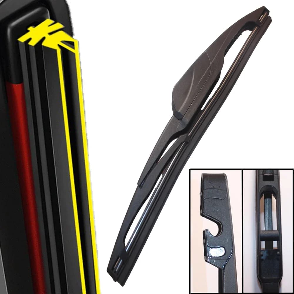 Tergicristallo per auto 10 "spazzola tergicristallo posteriore per Nissan Leaf MK1 2010 - 2017 parabrezza parabrezza pulito portellone finestra spazzola antipioggia per auto