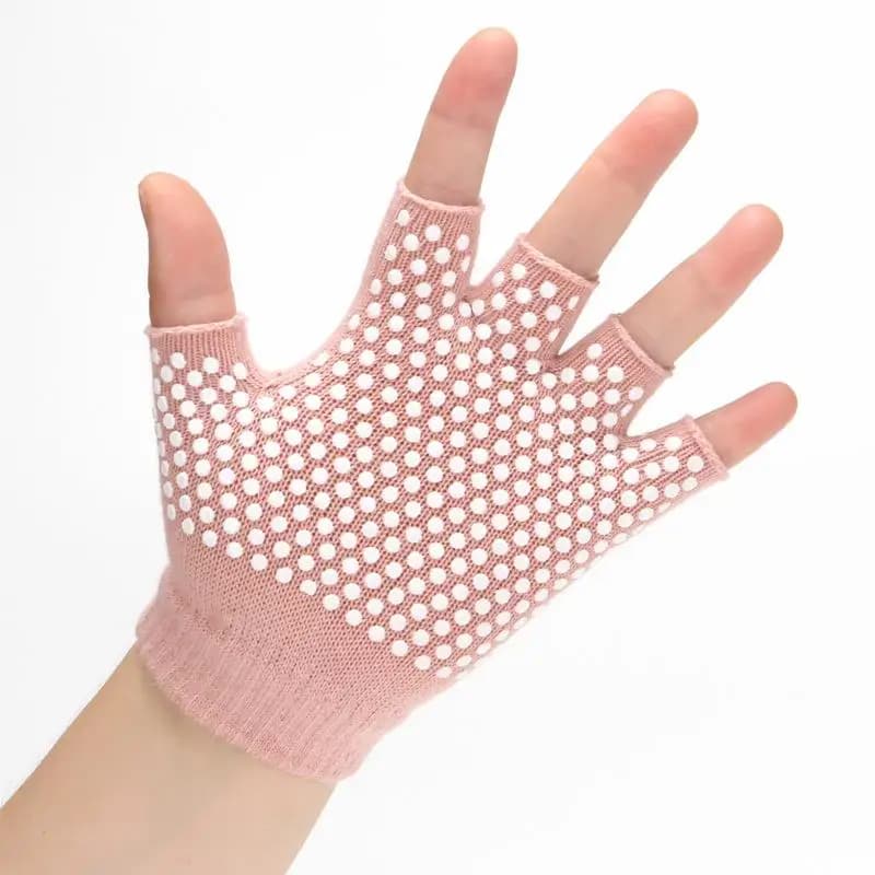 Guanti da Yoga Fitn Antiscivolo in Cotone da Donna, Caldi e a Dita Intere, per Ciclismo, Sport, Bici Dinamica, Anti-Callus, per Esercizi Manuali