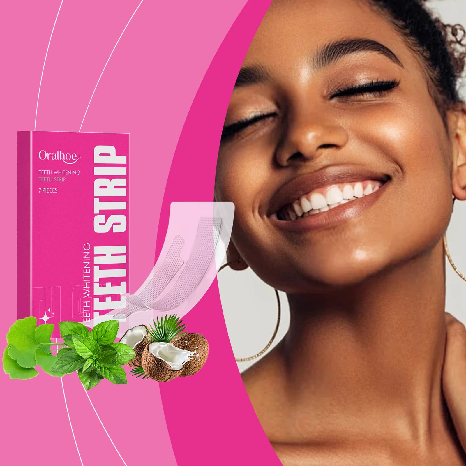 Denti Patch - Dental Care, Macchie Removal, Tooth Whitening and Oral Health Improvement, Home Use Dental Care Products
