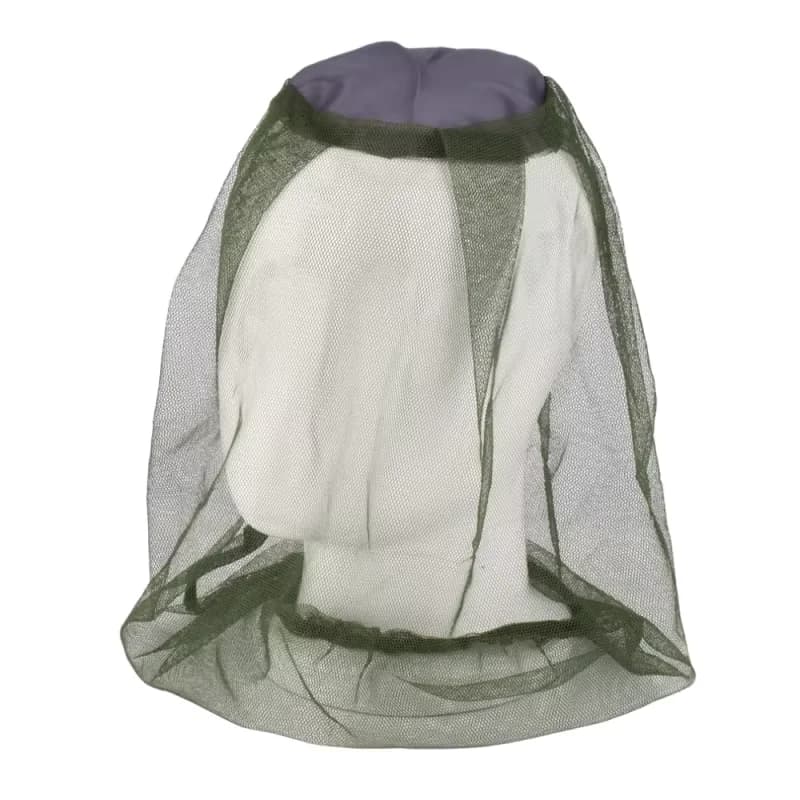 Outdoor Anti-Mosquito Fishing Hat with Full Face Mesh Cover, Breathable Sun Protection Cap, Anti Bee Insect Bucket Hat for Men W