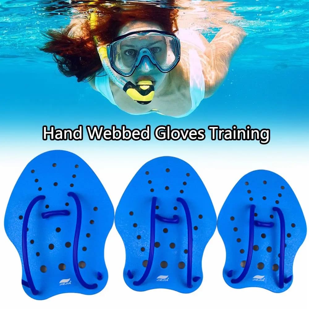 Practical Free Style Snorkeling Swimming Hand Paid Pinna Flipper Paddles for Swimming Sub Gloves Handheld Gloves Training