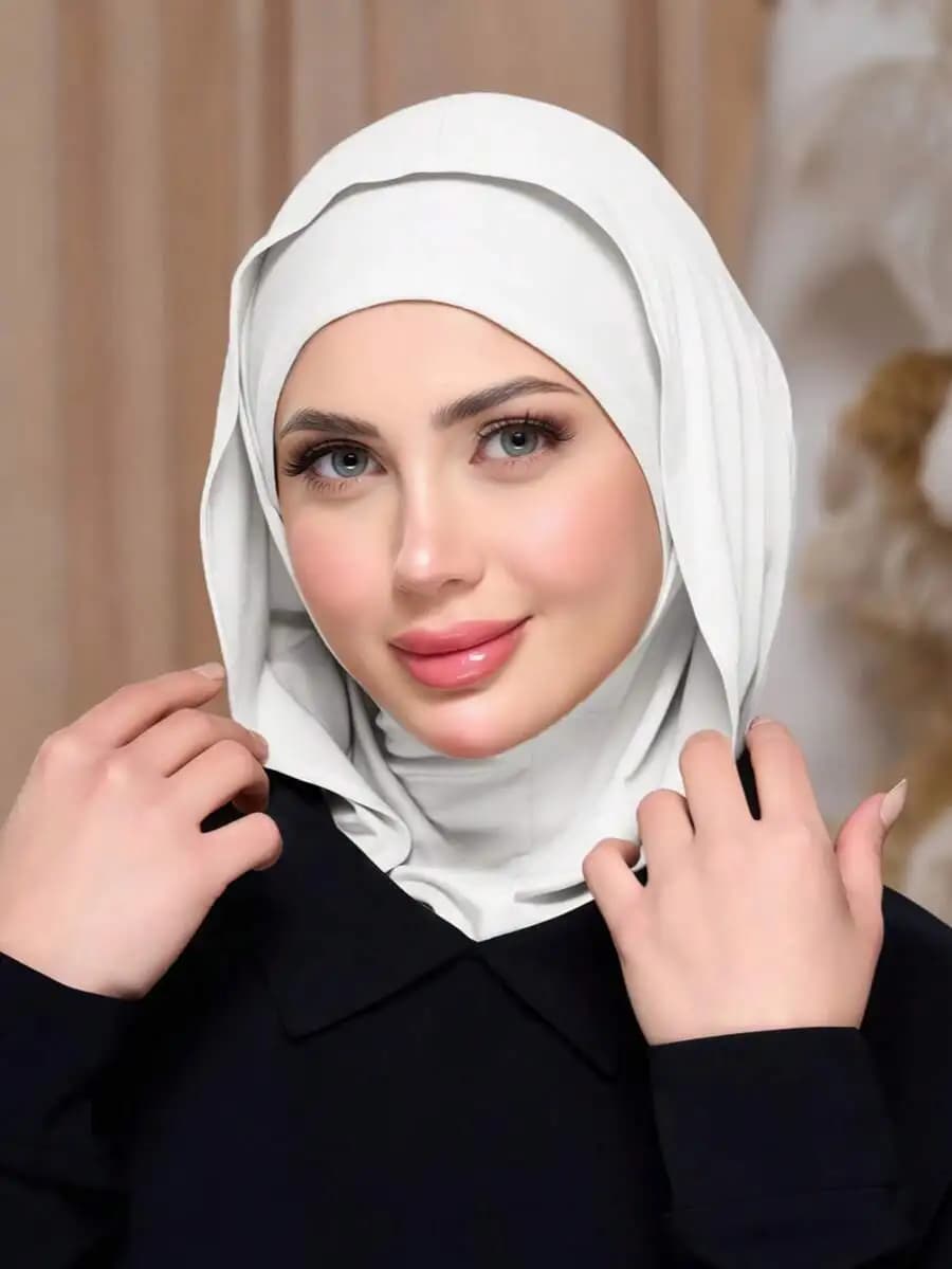 Turbante elastico lavorato a maglia che copre il collo per la preghiera, viaggi, lavoro, uso quotidiano