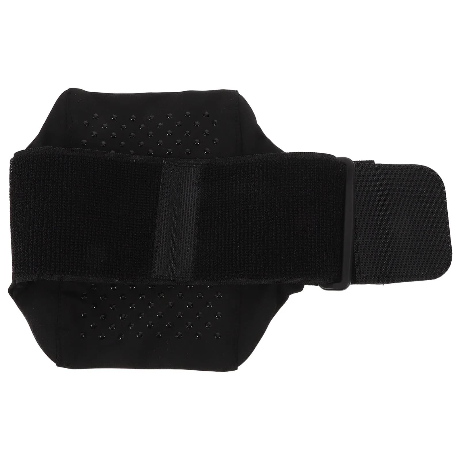 Black Elastic Men's Running Belt Thigh Phone Holder Stable Wobble Free Exercise Pouch Running Phone Carrier Outdoor Workout Gear