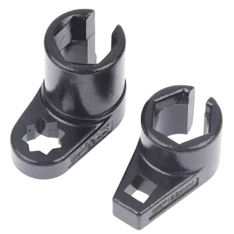 Chiave a tubo per sensore di ossigeno offset Lambda da 3/8 "22MM Kit di strumenti O2 Set Chiave per motore adattatore
