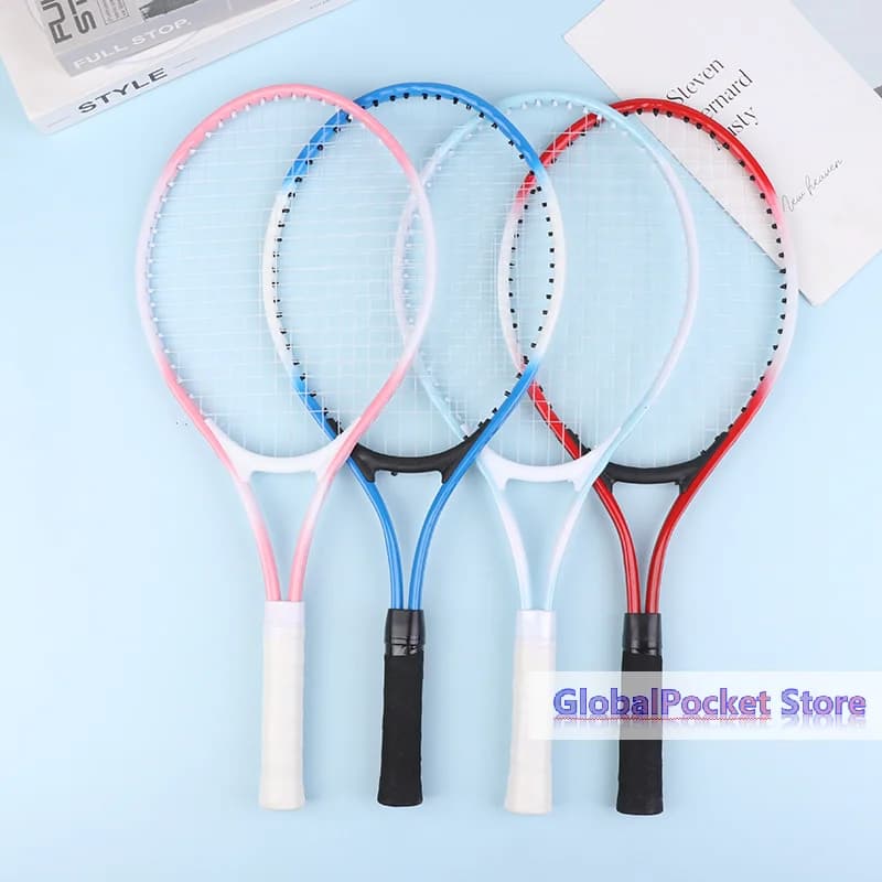 1Pc Children Tennis Racket Training Professional Tennis Racquet Parent Child Interactive Shockproof Beginner Racquet Unisex