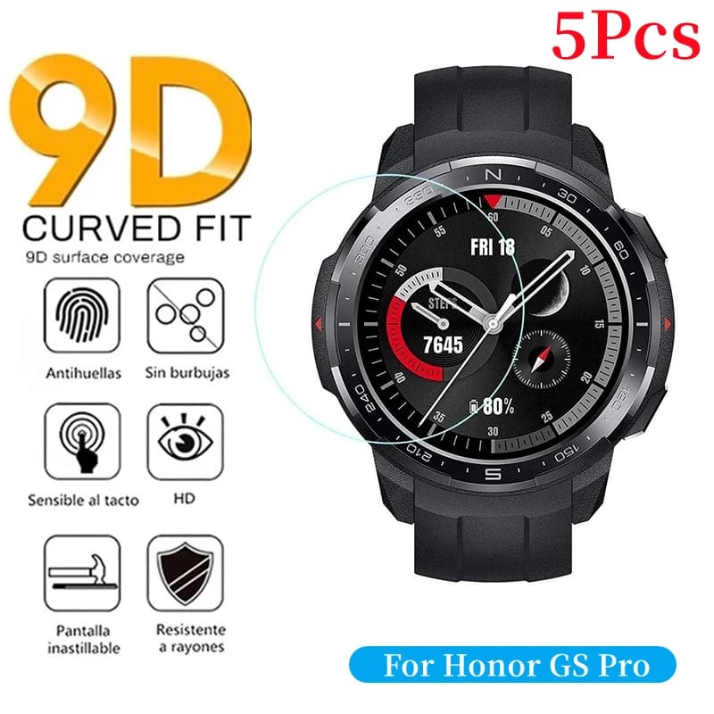 Vetro temperato per Huawei Honor Watch GS Pro Pellicola proteggi schermo 9H Smart Watch Pellicola protettiva trasparente per Honor GS Pro