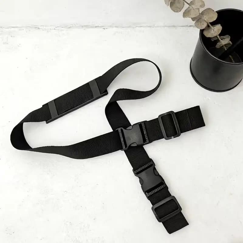 Cinghia di trasporto multifunzione per scooter/bicicletta, 4 pezzi, in nylon regolabile, per sedie da spiaggia, tappetini da yoga, viaggi