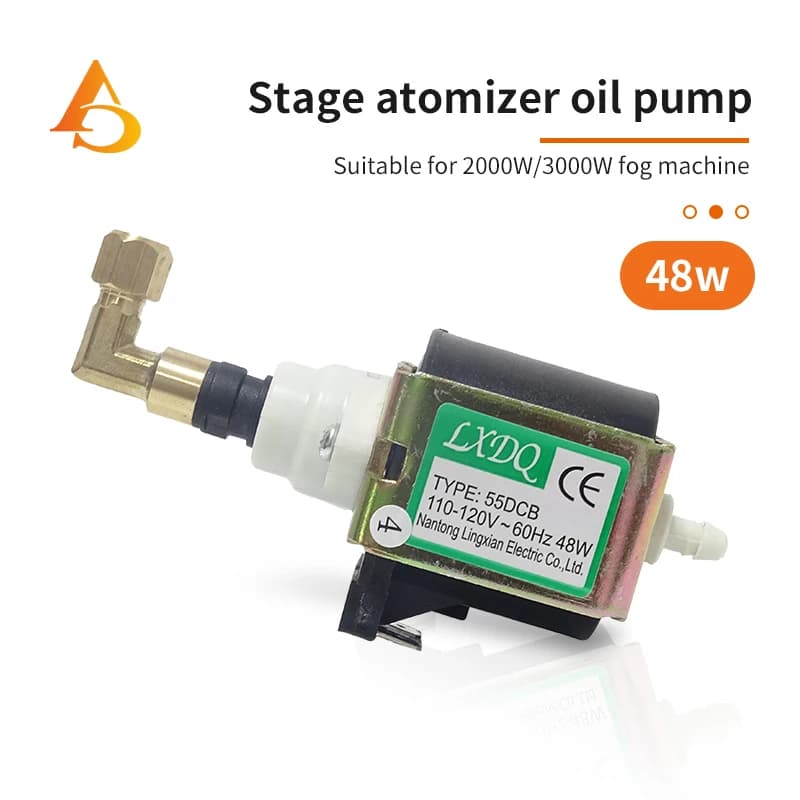 Smoke Machine5 5DCB 48w 110v/220v Oil Pump 3000W Fog Smoke Machine Oil Pump Sturdy Replace Parts for Wedding Party