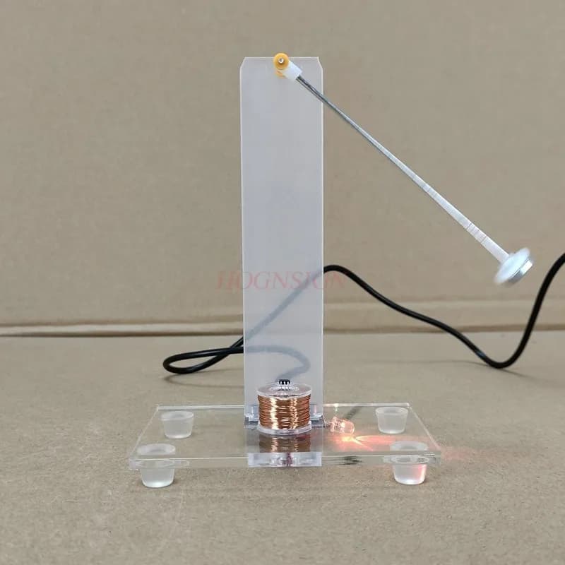 Tecnologia elettronica dell'oscillazione elettromagnetica piccola produzione sussidi didattici fatti in casa induzione elettromagnetica del pendolo