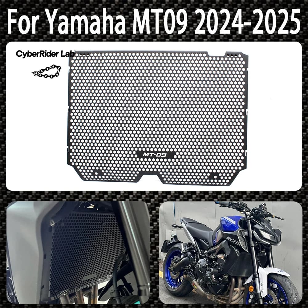 2025 MT-09 Radiator Guard For YAMAHA MT09 SP MT 09 MT-09 2024-2025 Motorcycle Radiator Grille Guard Protector Cover Accessories