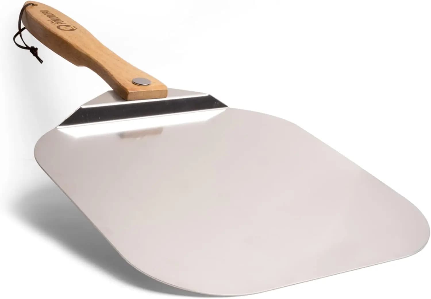 Pala per Pizza in Alluminio da 12 Pollici con Manico Pieghevole in Legno per Facile Conservazione, Perfetta per Cuocere Pizza e Pane Fatti in Casa