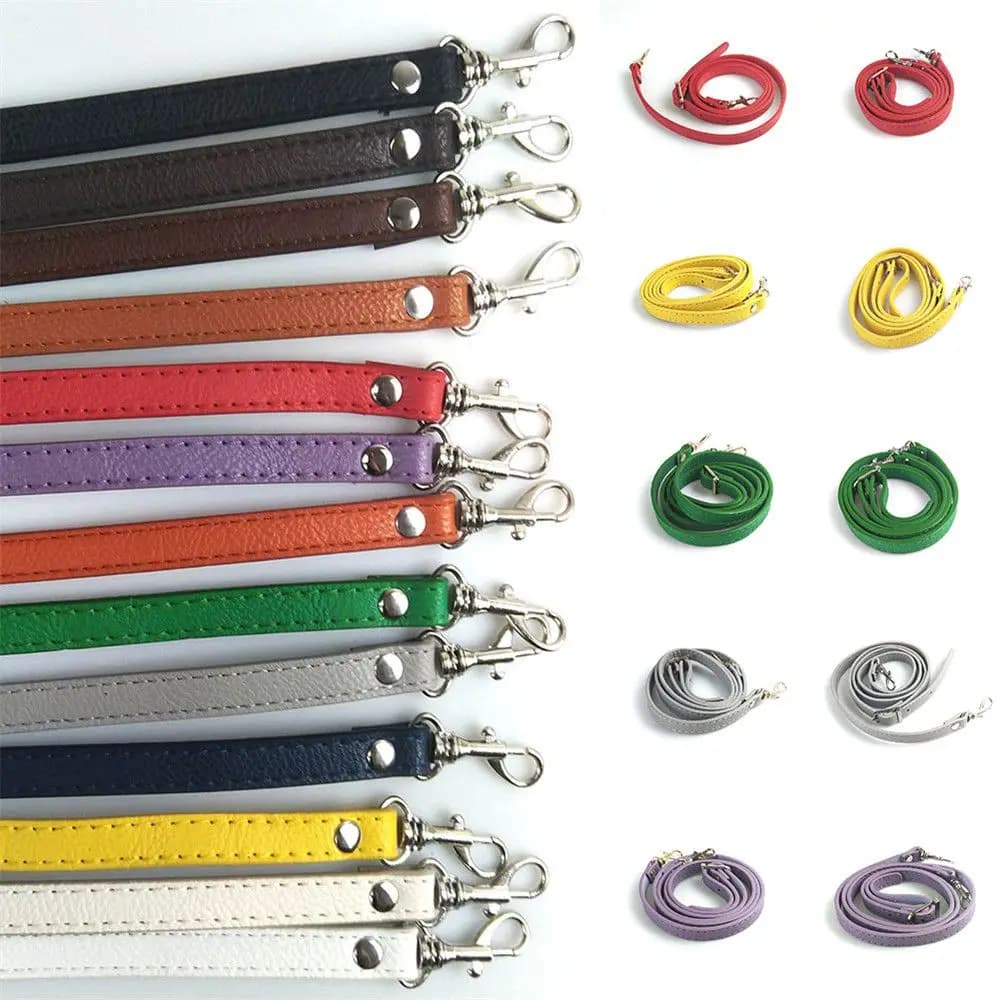 120cm Length Detachable Crossbody Replacement Handbag Belts Shoulder Bags Accessories Leather Strap Purse Handle