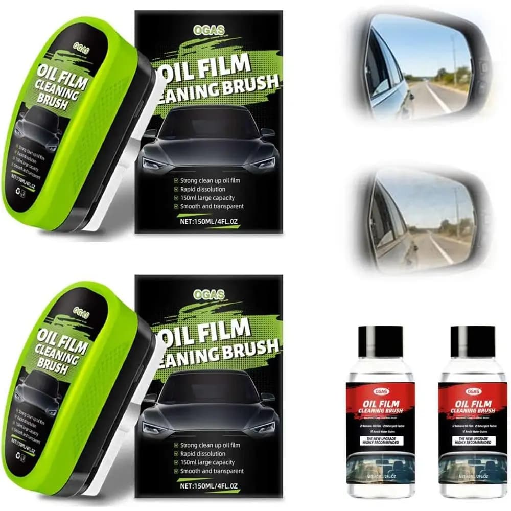 Clearvision auto glass cleaner, Clear Vision windscreen cleaner, oily film removal brush or car window cleaner, windscreen cleaning tool (2)