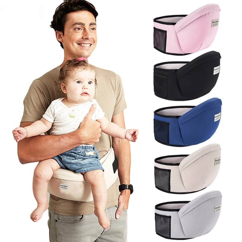 Baby Hip Seat Carrier, Single Waist Stool for Baby, Front Carry Toddler Support, All Season Mommy Baby Carrier