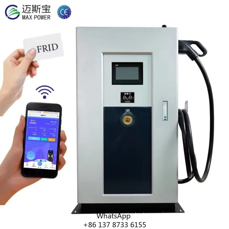 Caricatore EV Portatile Commerciale DC Rapido da 30kW, 40kW, 60kW, Smart, con Protocolli OCPP e GBT CCS, Livello 3, per Ricarica Auto - Produttori Max Power
