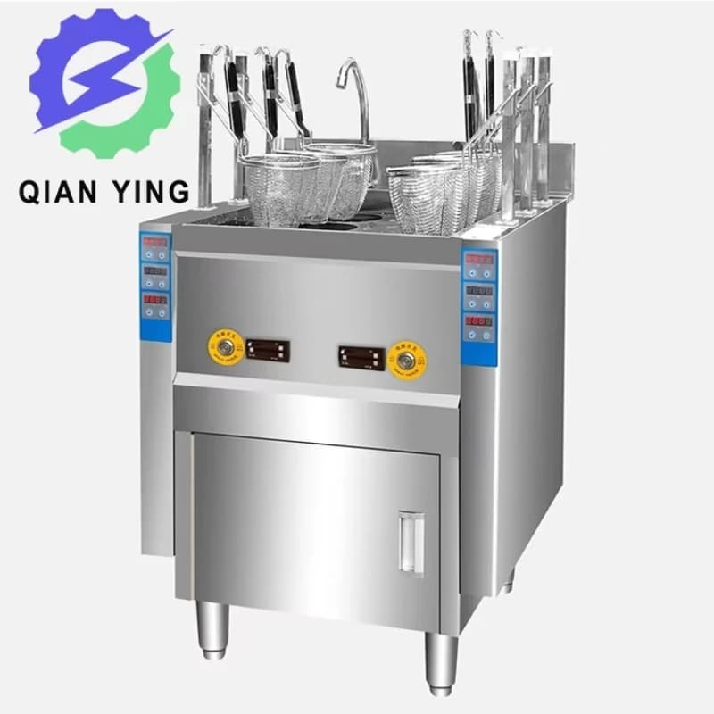 Cuocipasta Elettrico Commerciale Portatile in Acciaio Inox per Ramen e Pasta, Macchina per Cucinare Noodle per Negozi di Convenienza