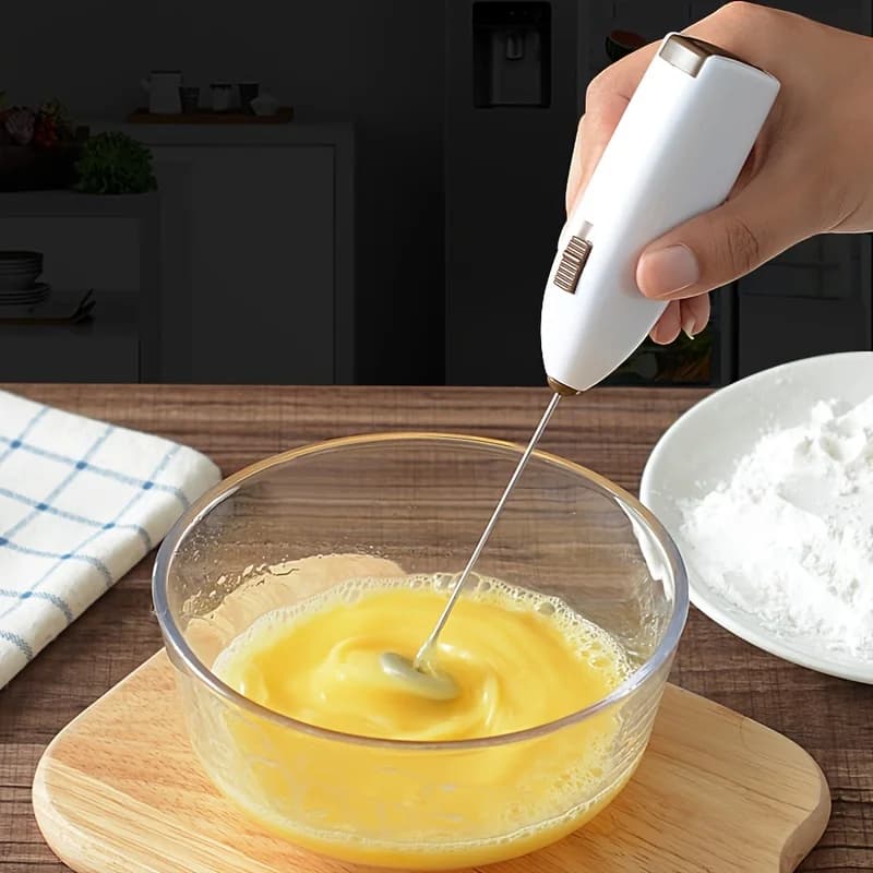 Portable Electric Blender, Mini Battery Mounts, Mixer for Coffee and Drinks, Foams, Kitchen Tools