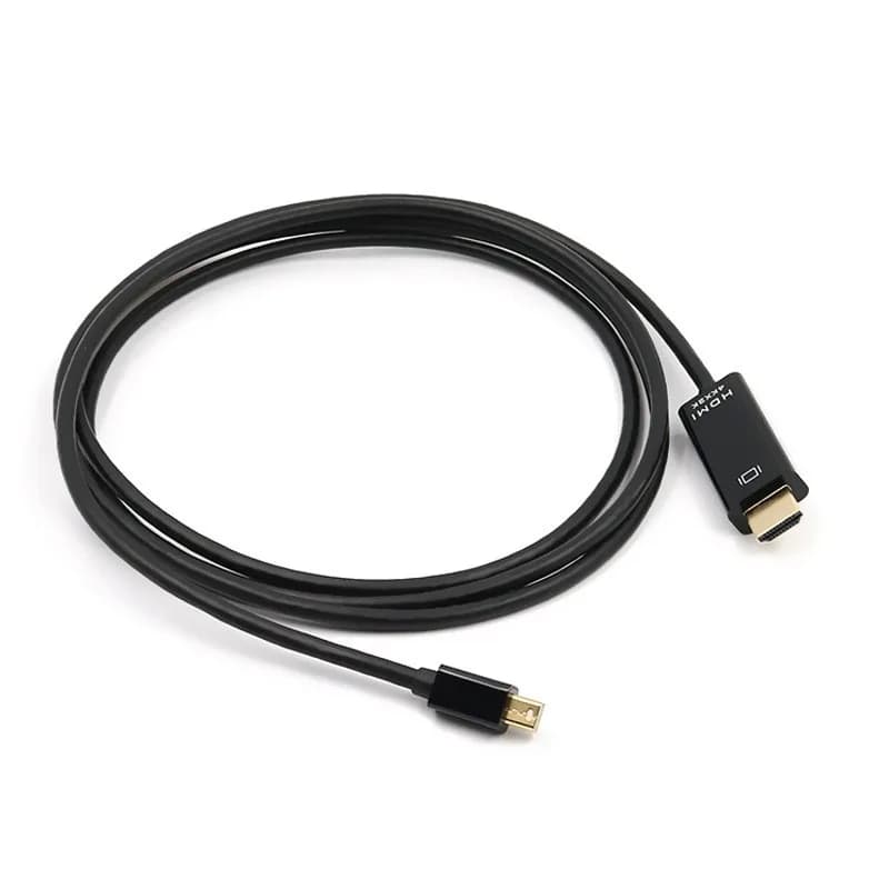 Cavo compatibile Mini DP a HDMI 4K Mini DisplayPort a HDTV Convertitore adattatore Display Porta Video Audio per PC Proiettore Laptop
