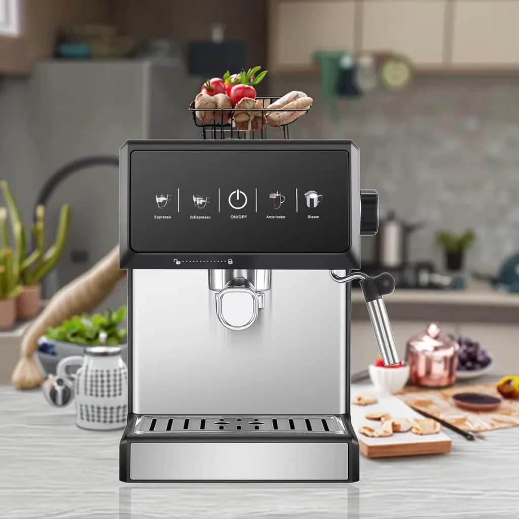 Caffettiera commerciale Touch Screen Automatica Italiana-American Home Espresso Machine Caffettiera