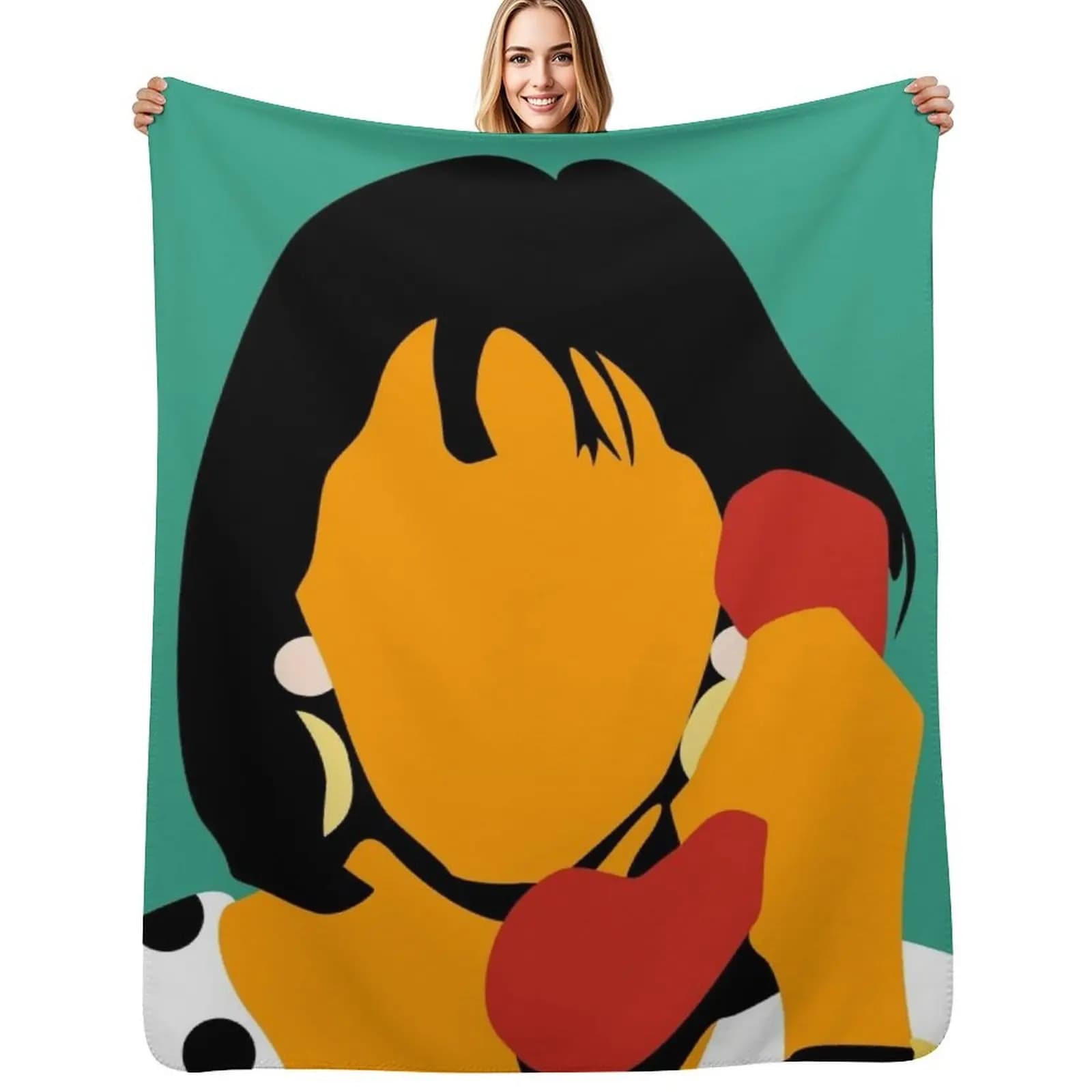 Pepa Marcos Throw Blanket wednesday Polar Sleeping Bag Shaggy Luxury Designer Designers Blankets