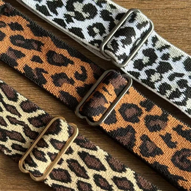3pcs leopard Band for Apple Watch Series 11 10 9 8 7 6 SE ultra 3 2 bracelet Adjustable Nylon Straps iWatch 44-42 46-45-49-41mm