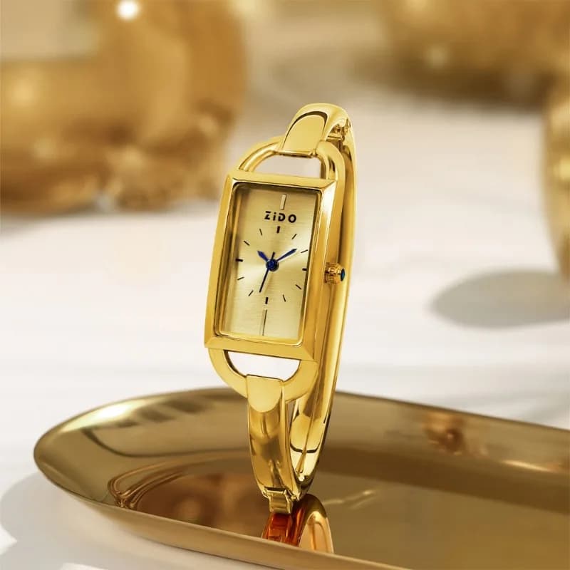 Orologi da polso al quarzo da donna con cinturino alla moda in oro di marca famosa per le donne Relojes Para Mujer di lusso Dropshipping all'ingrosso