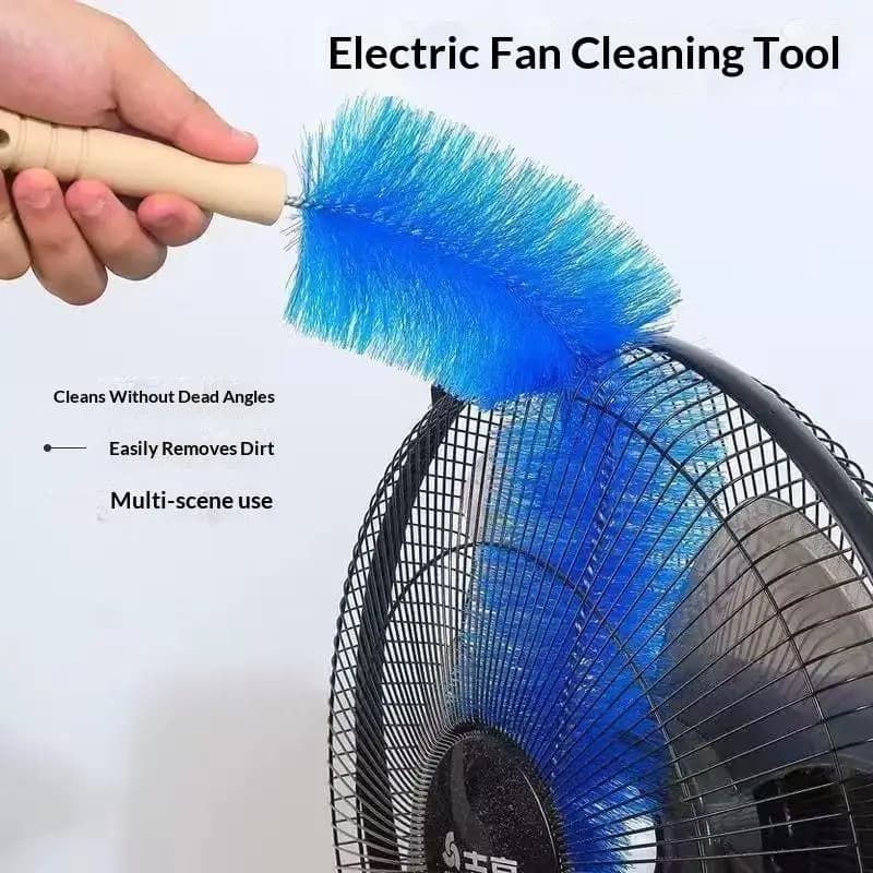 Bendable Fan Brush Ultra Fine Bristles Long Handle Dust Remover For Air Conditioner Furniture Shutter Cleaning Tool