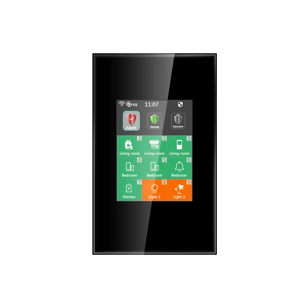 Lanbon LCD Smart Switch 433 mhz Sensori per porte/finestre Allarme intelligente per interni per la sicurezza domestica con avvisi APP telefoniche 110 V ~ 250 V US/UK