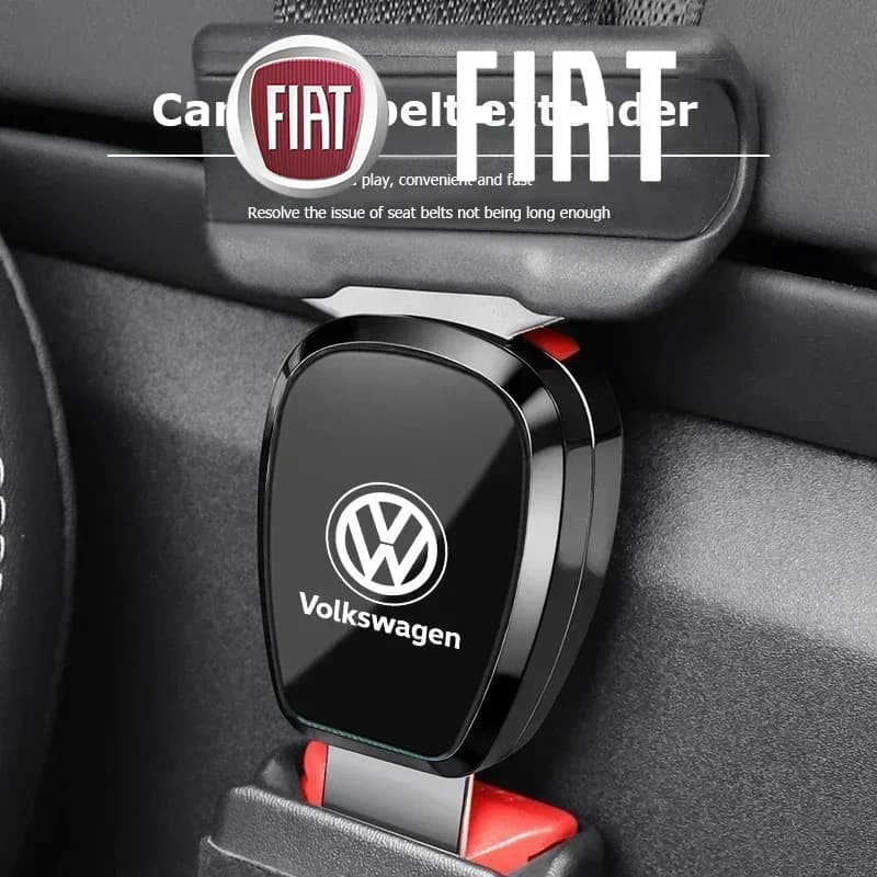 Car Interior Seat Belt Clip Extender Auto Emblem Accessories For VW Atlas Jetta Touareg Variant Golf Polo GTI Taos Nivus Passat