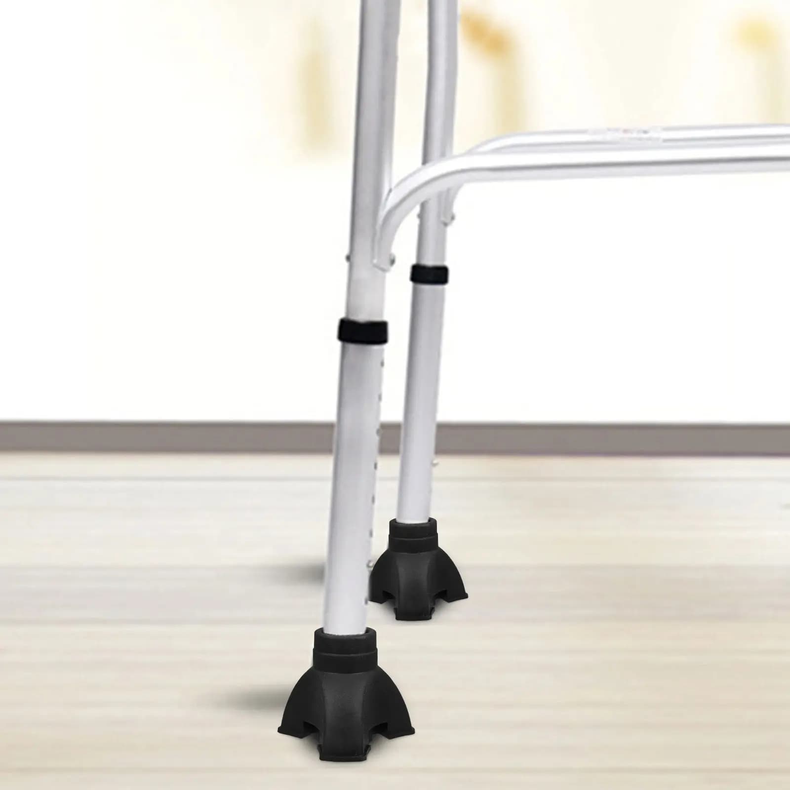 2 Pieces Scenter for Stroller Stick with Three Tips Rubber Base for Sticks, Trekking Sticks, Hiking Sticks, Tripods, Daily Use