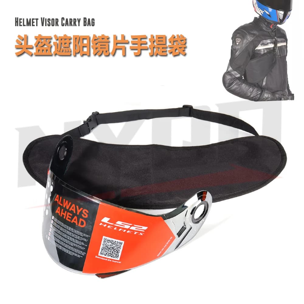 Borsa per Maschera e Visiera per Casco da Moto, Borsa per Lenti del Casco da Moto