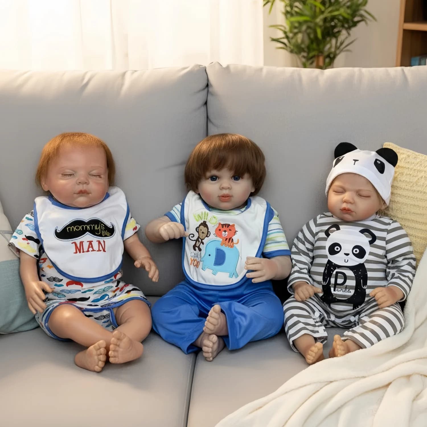 AWW! 18-20 pollici Reborn Bambino Bambola 20 pollici Neonato Bambola Realistica Bebe Realistica Bambola Giocattolo Boneca Brinquedo