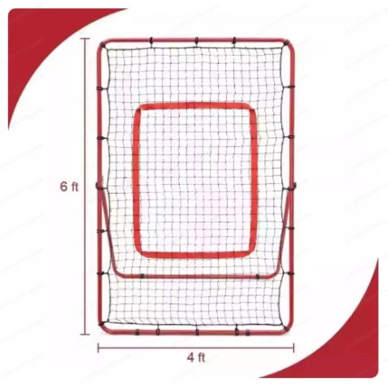 7x4 Foot Volleyball Rebound Network, Adjustable Volleyball Training Equipment, Rebound Network for Practice.