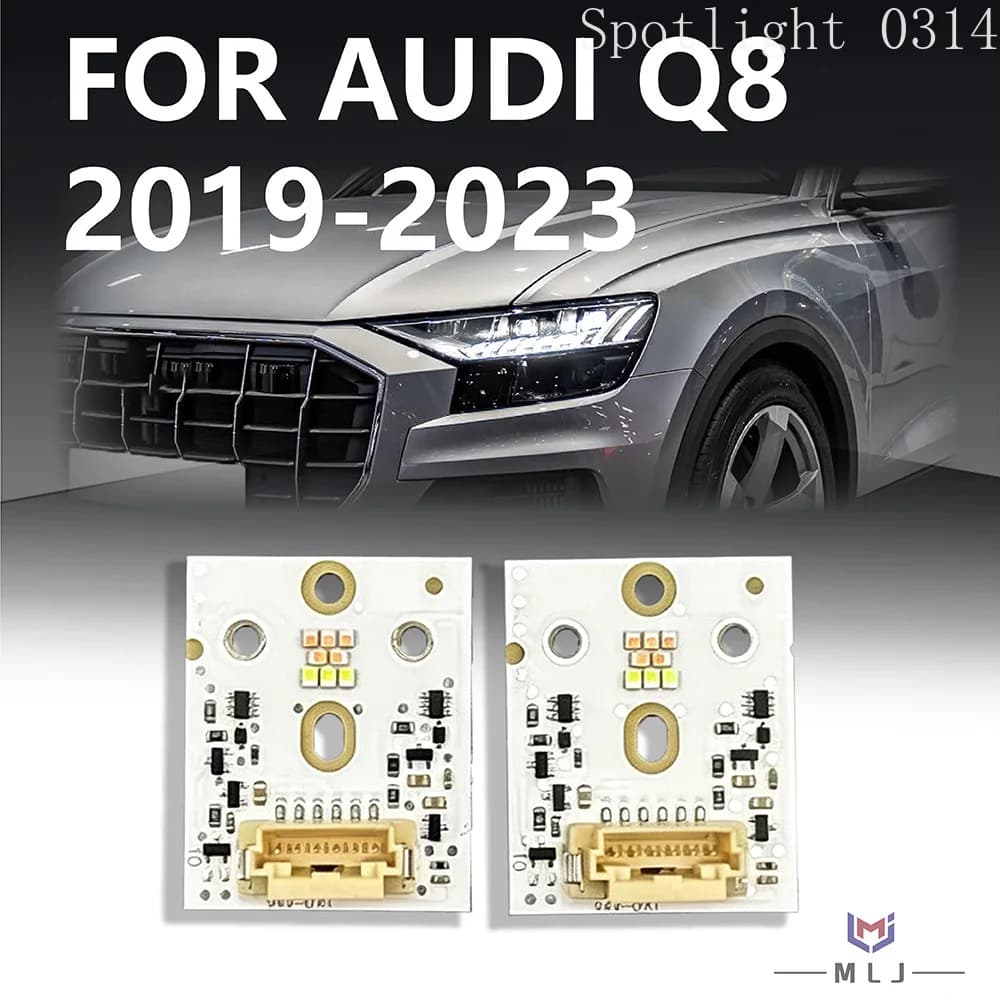 Chip Sorgente Luminosa per Audi Q8 SQ8 RS Q8 2019-2023, Scheda LED DRL Angel Eye per Fari a Bassa Specificazione, Accessori Auto