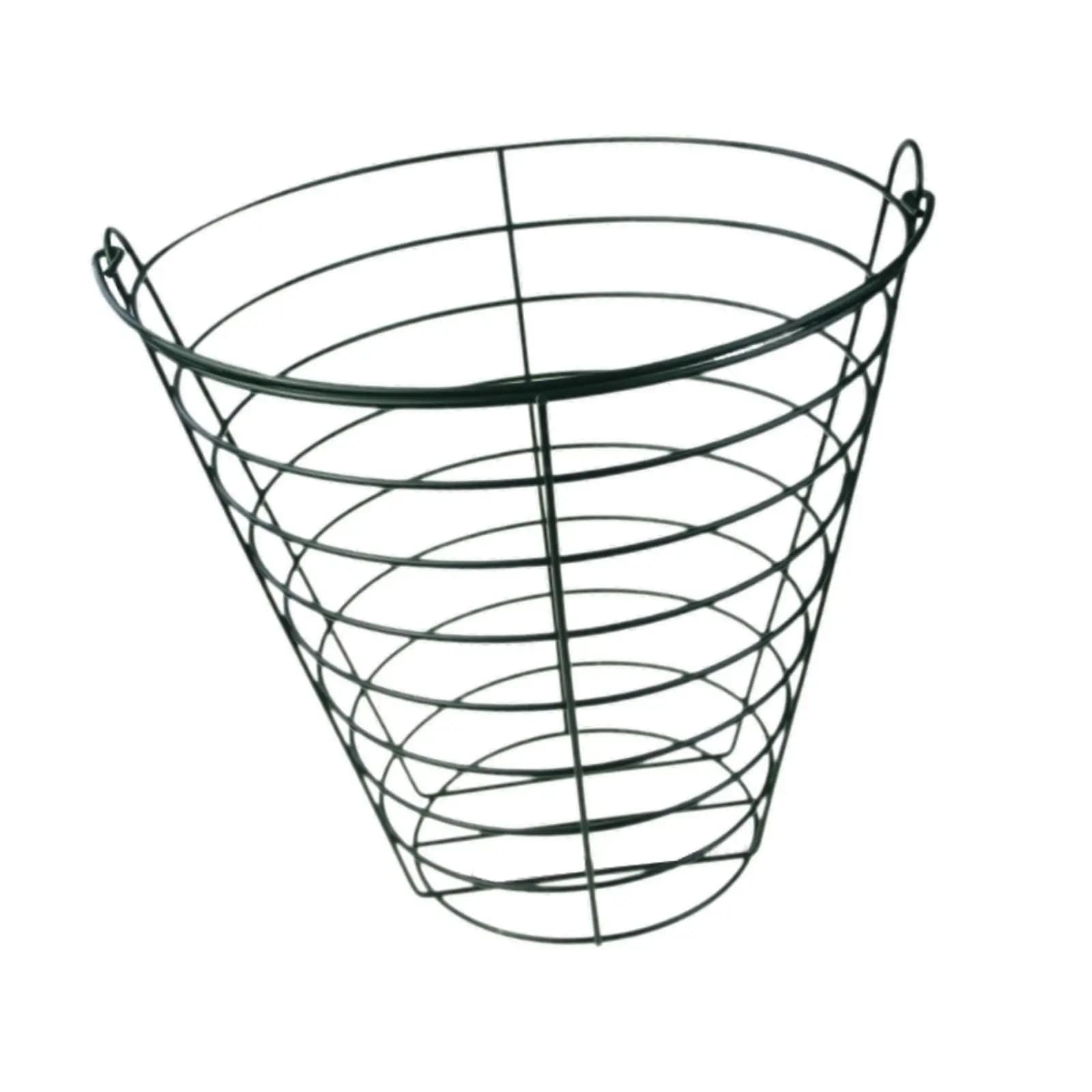 Cestino portapalline da golf in metallo, portatile, premium, contiene 100 palline, robusto, con maniglia per il golf