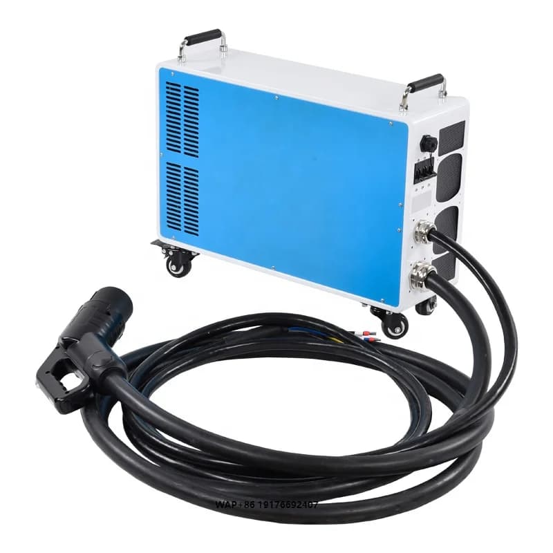 Caricabatteria per auto EV super veloce Power Bank portatile tipo 2 cavo DC 15kw 20kw 30kw 40kw J1772 stazione di ricarica solare portatile