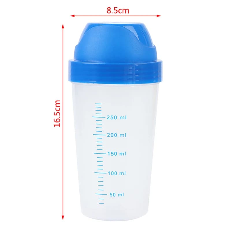 Bottiglia Shaker da 300ml, Creativa per Frullati e Proteine in Polvere, Borraccia Miscelatrice