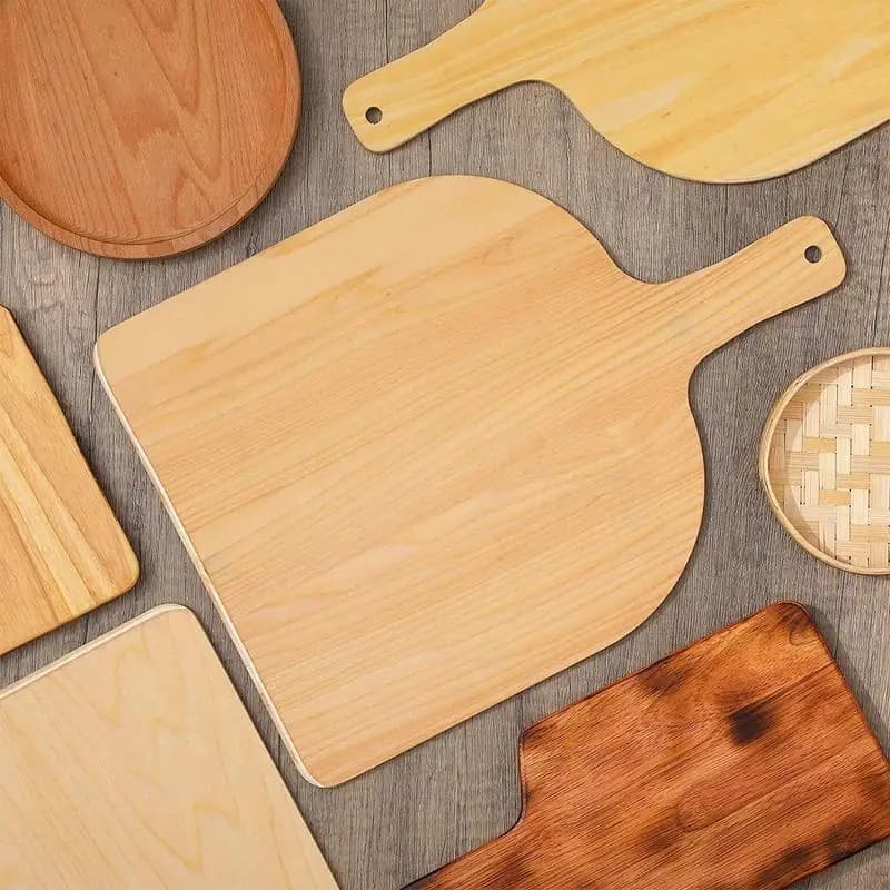 Wooden Pizza Peel Shovel with Wooden Handle Cheese Cutter Peels Lifter Tool Pizza Shovel Cake Shovel Baking Tools pizza pan