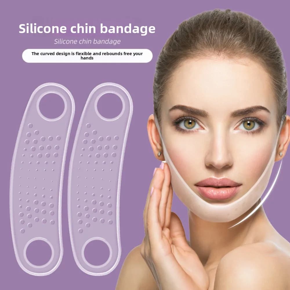 Skin Care Tool Silicone Face Strap Belt Mask Lift Up Elasticity Lift Oval Mask Sculpting Anti-Wrinkle Face Slimming Strap V Face