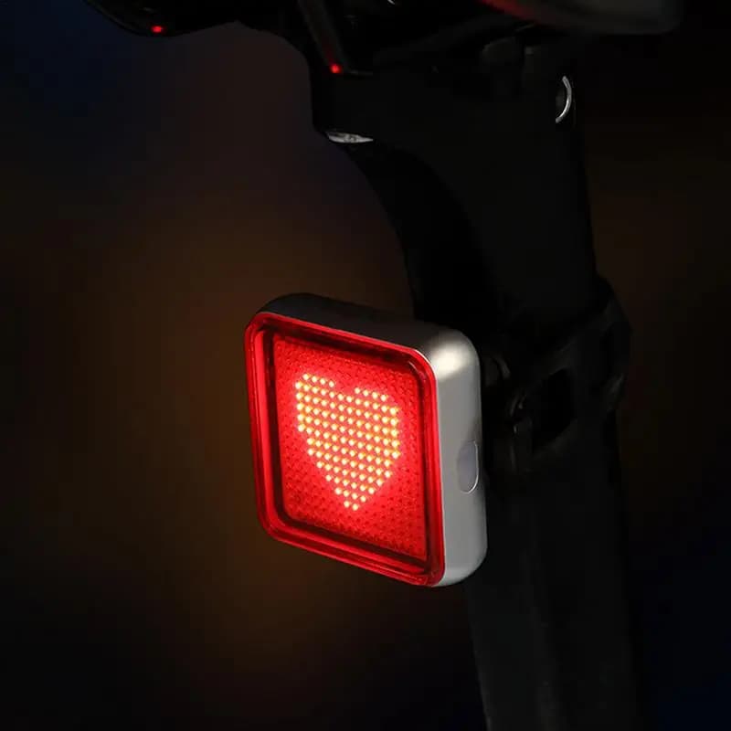 Bicycle Rear Light Intelligent Sensors Light for Bike Waterproof Variable Rear Rechargeable Light Simple Installation Night