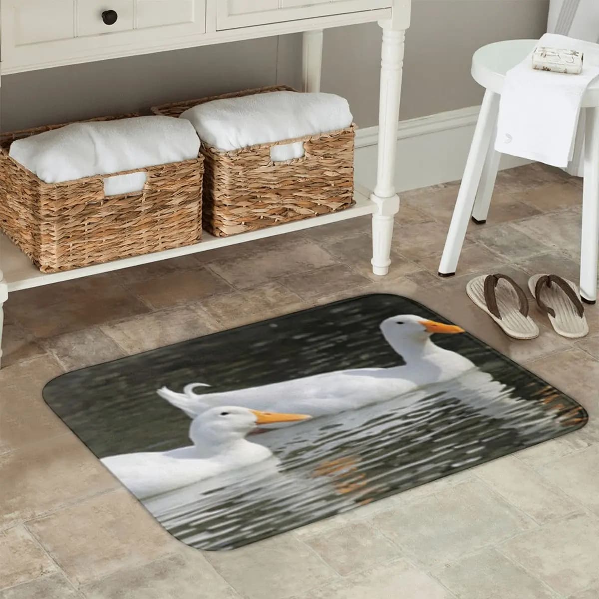 Pekin Duck South Astralia Tappetino per ingresso cucina, tappetino per la casa, tappeto antiscivolo per camera da letto