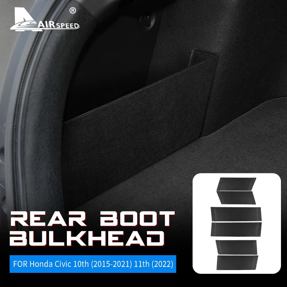 Car Sides Storage per Honda Civic 10th 11th Gen Trunk Storage Shelf divisori entrambi i lati Organizer Box decorazione d'interni